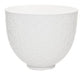 KitchenAid KSM2CB5TWM 5 Quart White Mermaid Lace Ceramic Bowl-cityfoodequipment.com