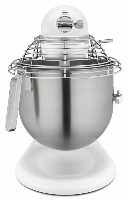 KitchenAid Commercial 8-Quart Bowl-Lift Stand Mixer with Bowl Guard, Nickel
