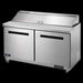 Sandwich/Salad Prep Table, Two-Section, 61-1/4"W, 15.5 Cu. Ft., Self-Contained R-cityfoodequipment.com