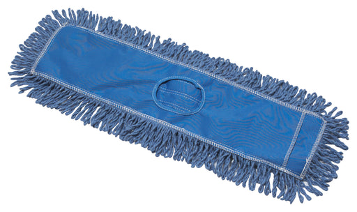 Dust Mop Refill, Cotton Blend, Blue, 24"x5" (12 Each)-cityfoodequipment.com