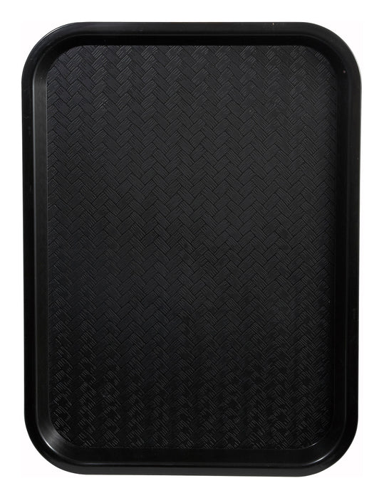 Fast Food Tray, 12" x 16", Black (12 Each)-cityfoodequipment.com