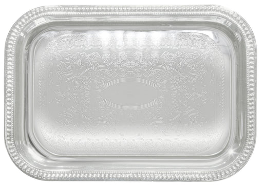 Serving Tray, Oblong 18", Chrome Plated (12 Each)-cityfoodequipment.com