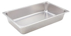 Straight-sided Steam Pan, Full-size, 4", 25 Ga S/S (6 Each)-cityfoodequipment.com