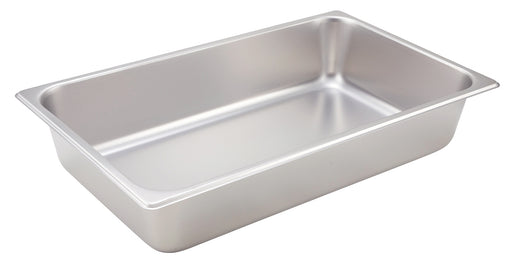 Straight-sided Steam Pan, Full-size, 4", 25 Ga S/S (6 Each)-cityfoodequipment.com