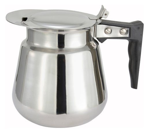 64oz Coffee Server w/Cover, S/S (12 Each)-cityfoodequipment.com