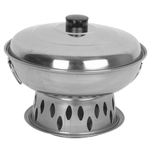 Thunder Group SLAL03A 10" Round Wok Chafer Set - Stainless Steel - 1, (set)-cityfoodequipment.com