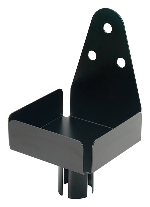 Stanchion Mount 1-Gallon Jug Holder, Black (6 Each)-cityfoodequipment.com