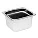 Thunder Group STPA2164 Sixth Size Steam Pan, Stainless - 12, (each)-cityfoodequipment.com