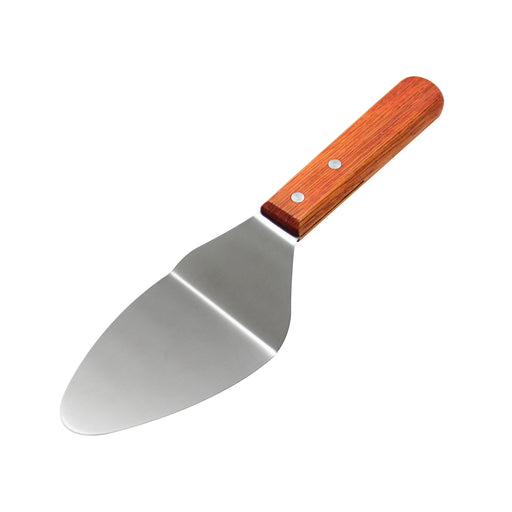 Thunder Group SLTWPS002 Pie Server w/ 3" x 4 1/2" Blade & Wood Handle, Stainless Steel - 12, (each)-cityfoodequipment.com