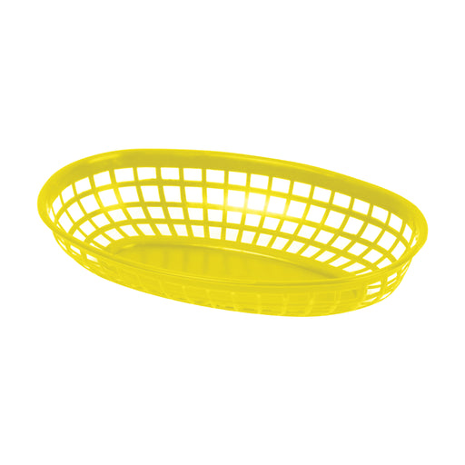 9 3/8" OVAL BASKET, YELLOW LOT OF 1 (Dz)-cityfoodequipment.com