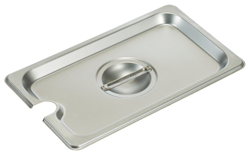 S/S Steam Pan Cover, 1/4 Size, Slotted (12 Each)-cityfoodequipment.com