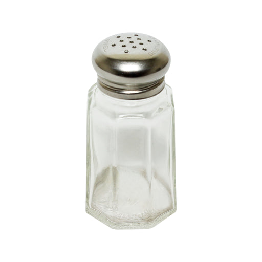 Thunder Group GLTWPS002 1 1/4 oz Salt/Pepper Shaker - Glass, 2"H - 2, (dozen)-cityfoodequipment.com