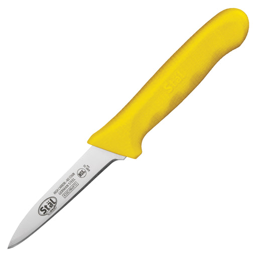 3-1/4" Paring Knives, Yellow PP Hdl, 2pcs/pk (6 Pack)-cityfoodequipment.com