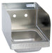 Space Saver S/S Hand Sink Side Splashes 2 Holes 9" x 9" x 5"-cityfoodequipment.com