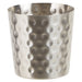 Stainless Steel Fry Cup, Satin Finish, Hammered, 3.25" Dia. X 3.5" H (12 Each)-cityfoodequipment.com