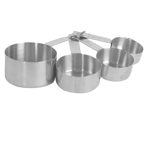 Thunder Group SLMC2414 4 Piece Measuring Cup Set, Stainless - 12, (set)-cityfoodequipment.com