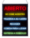 LED, "All-in-One" Open Sign (Spanish Version) (5 Each)-cityfoodequipment.com