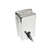 Thunder Group SLSD040V 40 oz Vertical Wall Mount Hand Soap Dispenser, Stainless Steel - 24, (each)-cityfoodequipment.com