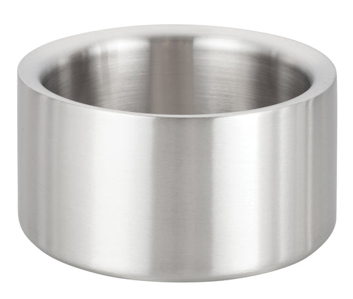 Double-Wall Wine Coaster, Satin Finish, Solid, 5" Diameter (12 Each)-cityfoodequipment.com