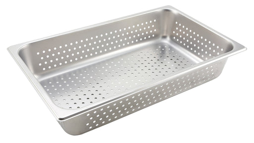 Perforated Steam Pan, Full-size, 4", 25 Ga S/S (6 Each)-cityfoodequipment.com