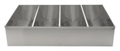 Cutlery Bin, 4 Compartment, S/S (4 Each)-cityfoodequipment.com