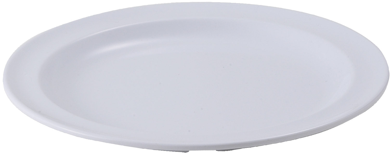 6-3/8" Melamine Round Plates, White (4 Dozen)-cityfoodequipment.com