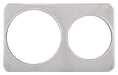 Adaptor Plate, 6-3/8" & 8-3/8" Holes, S/S (5 Each)-cityfoodequipment.com