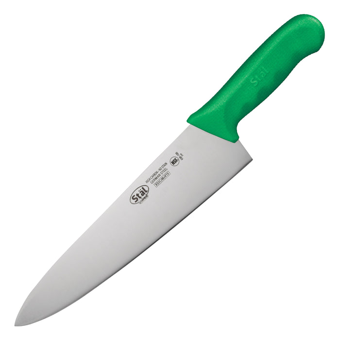 10" Cook's Knife, Green PP Hdl (6 Each)-cityfoodequipment.com