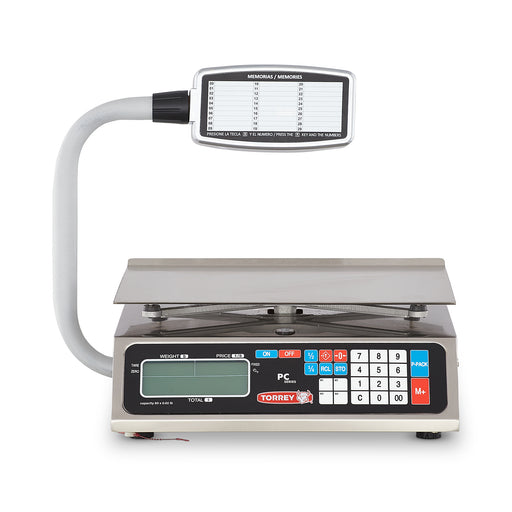 Tor-Rey PC-80LT-HS - 80 lb. Digital Price Computing Scale-cityfoodequipment.com