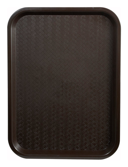 Fast Food Tray, 12" x 16", Brown (12 Each)-cityfoodequipment.com