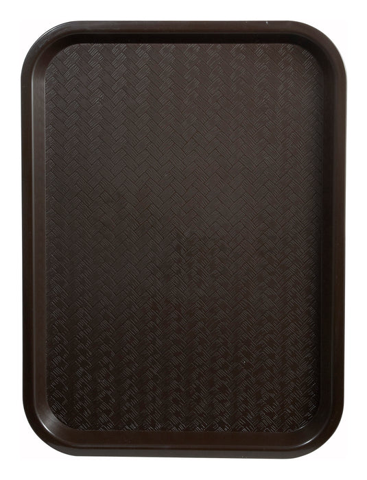 Fast Food Tray, 12" x 16", Brown (12 Each)-cityfoodequipment.com