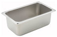 Straight-sided Steam Pan, 1/4 Size, 4", 25 Ga S/S (12 Each)-cityfoodequipment.com
