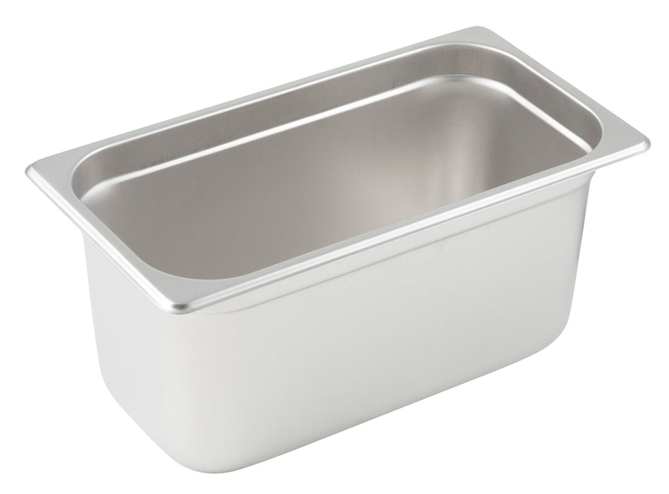 Anti-jam Steam Pan, 1/3 Size, 6", 23 Ga S/S (12 Each)-cityfoodequipment.com