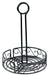 Round Condiment Caddy, 6-1/4", Black Wire (12 Each)-cityfoodequipment.com