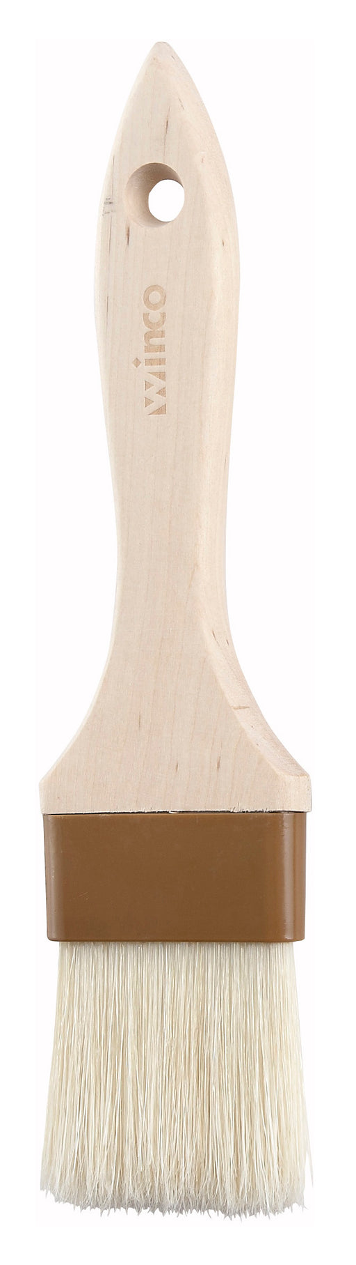 Pastry/Basting Brush, Boar Bristle, 2" Wide (12 Each)-cityfoodequipment.com