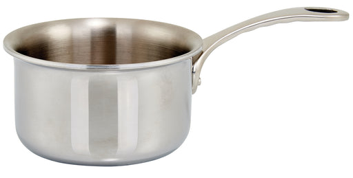 Mini 3.5" sauce pan, stainless steel, 11oz (6 Each)-cityfoodequipment.com