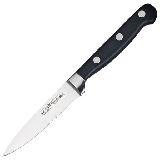 3.5" Paring Knife, Triple Riveted, Full Tang Forged Blade (6 Each)-cityfoodequipment.com