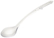 15" Serving Spoon, Clear, PC, Curve (12 Each)-cityfoodequipment.com