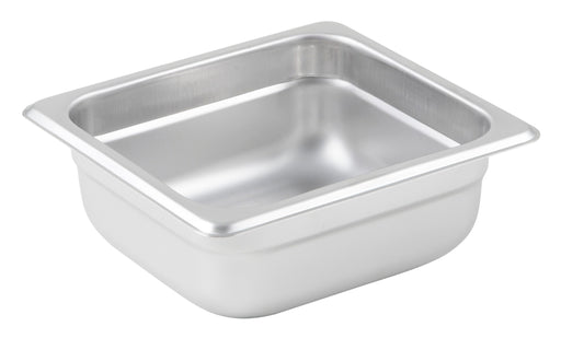 Anti-jam Steam Pan, 1/6 Size, 2-1/2", 25 Ga S/S (12 Each)-cityfoodequipment.com