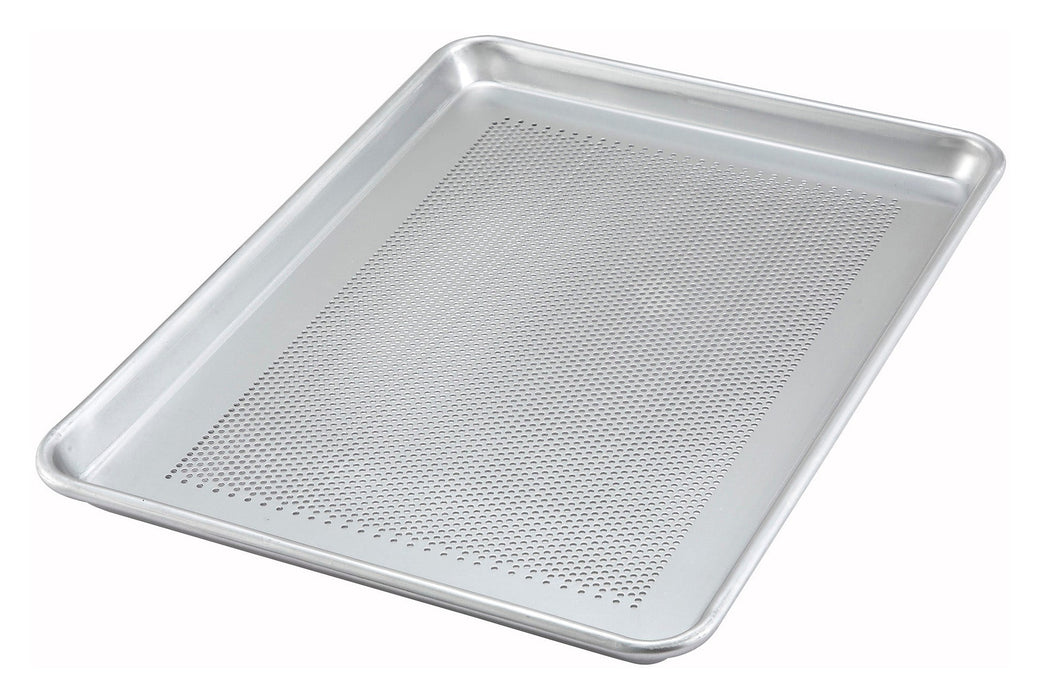 18" x 26" Alu Sheet Pan, Perforated, 16 Gauge (12 Each)-cityfoodequipment.com