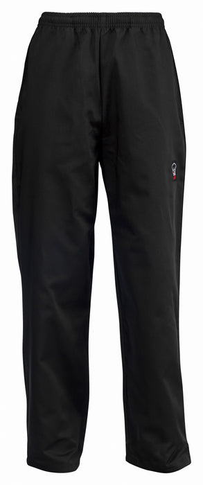 Chef Pants, Black, M (12 Each)-cityfoodequipment.com