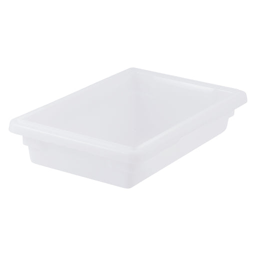 Food Storage Box , 12" x 18" x 3", White, PP (6 Each)-cityfoodequipment.com