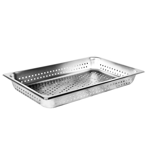 Thunder Group STPA3002PF Full Size Steam Pan - Perforated, Stainless - 6, (each)-cityfoodequipment.com