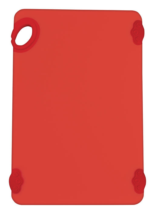 Cutting Board with Hook, 12" x 18" x 1/2", FULL COLOR Red (6 Each)-cityfoodequipment.com