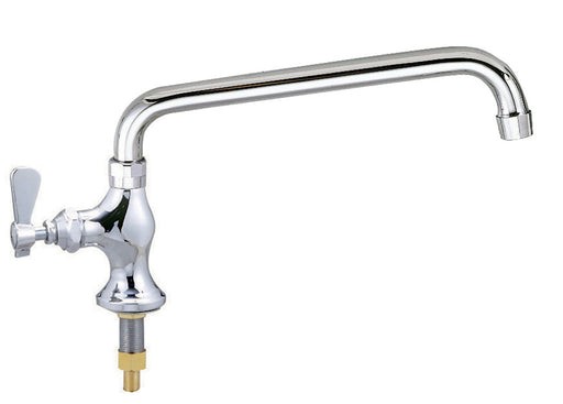 Workforce Standard Duty Faucet, 18" Double-Jointed Swing Spout-cityfoodequipment.com