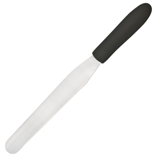 Bakery Spatula, Black PP Hdl, 7-15/16" x 1-1/4" Blade (12 Each)-cityfoodequipment.com