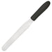 Bakery Spatula, Black PP Hdl, 7-15/16" x 1-1/4" Blade (12 Each)-cityfoodequipment.com