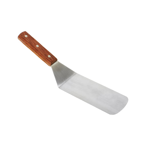 Thunder Group SLTWBT006 12 1/2" Turner w/ Wood Handle, Stainless Steel - 12, (each)-cityfoodequipment.com