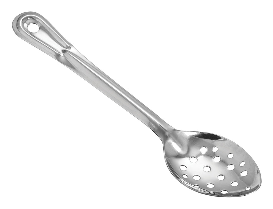 11" Perf Basting Spoon, 1.2mm, S/S (12 Each)-cityfoodequipment.com