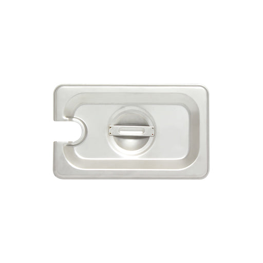 Thunder Group STPA5190CS Ninth Size Steam Pan Cover - Notched, Stainless - 12, (each)-cityfoodequipment.com
